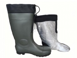 winter PVC safety rain boots CE